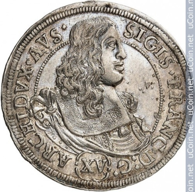Австрия 15 крейцеров, 1664