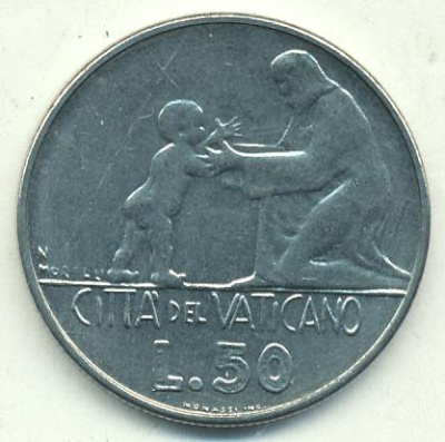 Ватикан 50 лир, 1978 (50 лир. Ватикан 1978)