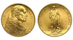 Ватикан 100 лир, 1929 (Ватикан. Пий XI. 100 лир 1929 года.)