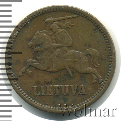 Литва 5 центов, 1936 (5 центов. Литва 1936г. Br.)