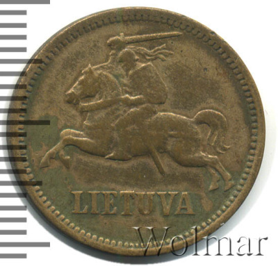 Литва 5 центов, 1936 (5 центов. Литва 1936г. Br.)