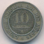 Бельгия 10 сантимов, 1862 (10 сантимов. Бельгия. 1862)