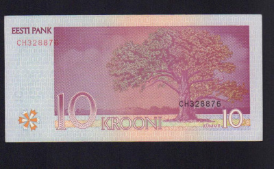 Эстония 10 крон, 2006 (10 крон. Эстония. 2006)