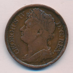 Ирландия 1 пенни, 1822 (1 пенни. Ирландия 1822)