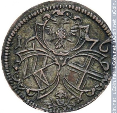 Австрия 2 пфеннига, 1676