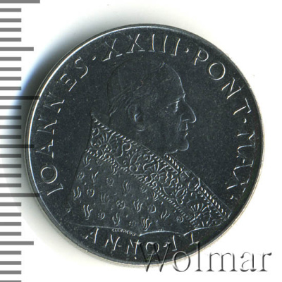 Ватикан 50 лир, 1962 (50 лир. Ватикан 1962г. St.)