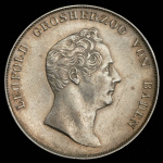 Гессен-Дармштадт 1 гульден, 1838 (1 гульден 1838 (Баден))