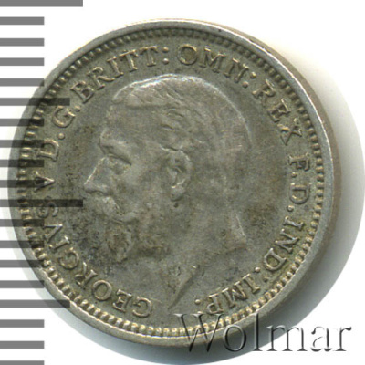 Великобритания 3 пенса, 1936 (3 пенса. Великобритания 1936г. Ag.)