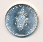 Ватикан 500 лир, 1977 (500 лир. Ватикан 1977)