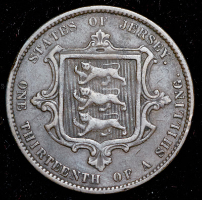 Джерси 1/13 шиллинга, 1870 (1/13 шиллинга 1870 (Джерси))