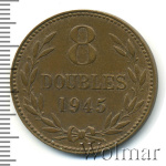 Гернси 8 дублей, 1945 (8 дублей. Гернси 1945г. Br.)