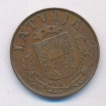Латвия 2 сантима, 1939 (2 сантима Латвия. 1939)