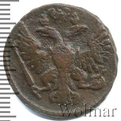 Денга 1749 г. Елизавета I. (Денга 1749г. Cu.)
