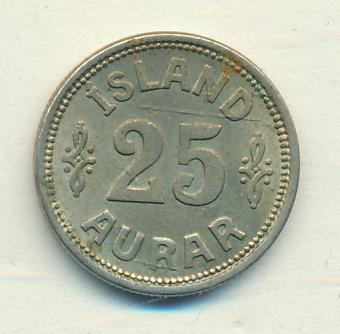 Исландия 25 эйре, 1937 (25 эйре Исландия 1937)