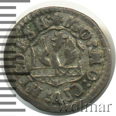 Гессен-Дармштадт 4 пфеннига, 1735 (4 пфеннинга. Германия 1735г. Ag.)