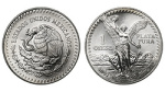 Англия 1 крона, 1700 (Мексика. 1 унция 1991 года.)