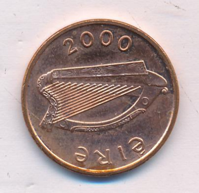 Ирландия 1 пенни, 2000 (1 пенни Ирландия 2000)