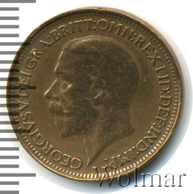 Великобритания 1 фартинг, 1931 (1 фартинг. Великобритания 1931г. Br.)