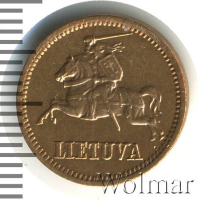 Литва 1 цент, 1936 (1 цент. Литва 1936г. Br.)