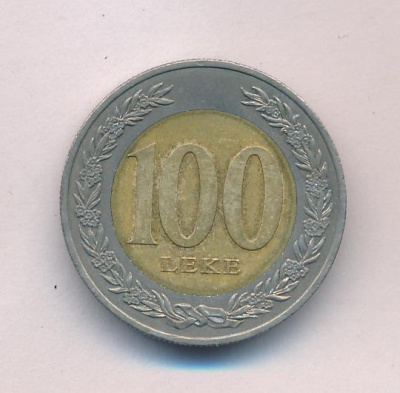 Албания 100 леков, 2000 (100 лек. Албания. 2000)