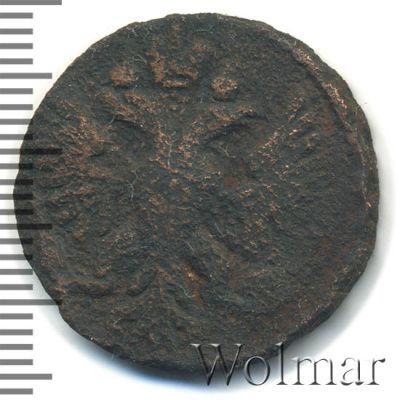 Денга 1749 г. Елизавета I. (Денга 1749г. Cu.)