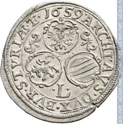 Австрия 3 крейцера, 1659