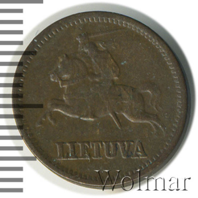 Литва 1 цент, 1936 (1 цент. Литва 1936г. Br.)