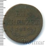 Австрия 1 крейцер, 1816 (1 крейцер. Австрия 1816г. Cu.)