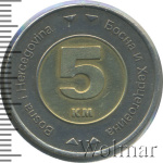 Босния и Герцеговина 5 марок, 2005 (5 марок. Босния и Герцеговина 2005г. Bm.)