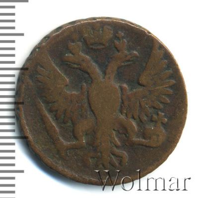 Денга 1749 г. Елизавета I. (Денга 1749г. Cu.)