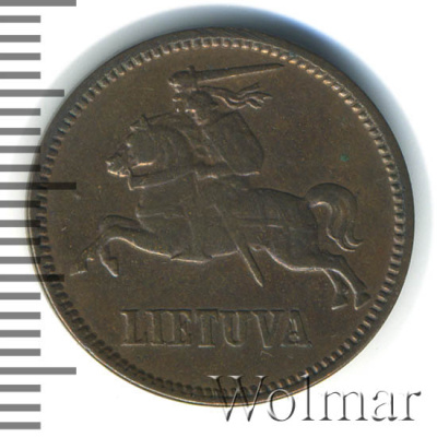 Литва 5 центов, 1936 (5 центов. Литва 1936г. Br.)