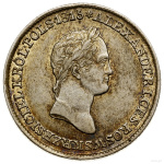 1 злотый 1830 г. FH. Для Польши (Николай I). (1 Zloty, 1830 FH, Варшава.)