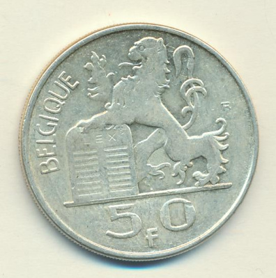 Бельгия 50 франков, 1949 (50 франков. Бельгия 1949)