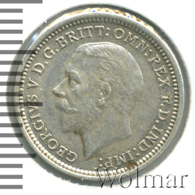 Великобритания 3 пенса, 1934 (3 пенса. Великобритания 1934г. Ag.)