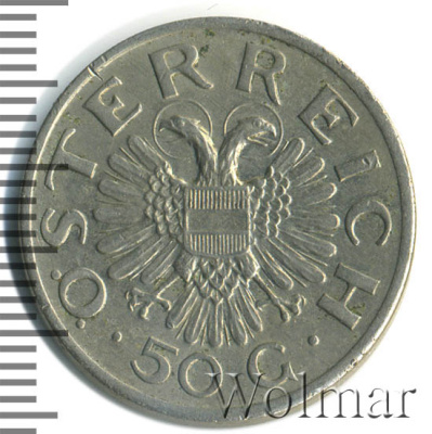 Австрия 50 грошей, 1935 (50 грошей. Австрия 1935г. Cu-Ni.)