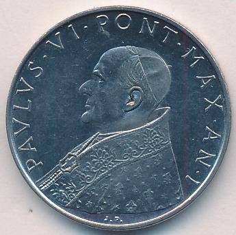 Ватикан 100 лир, 1963 (100 лир. Ватикан. 1963)