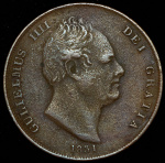 Великобритания 1 пенни, 1831 (1 пенни 1831 (Великобритания))