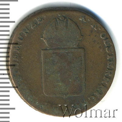 Австрия 1 крейцер, 1816 (1 крейцер. Австрия 1816г. Cu.)