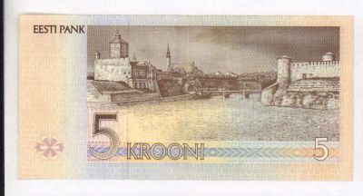 Эстония 5 крон, 1994 (5 крон. Эстония. 1994)