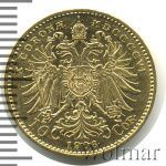 Венгрия 10 крон, 1906 (10 крон. Австро-Венгрия 1906г. Au 3,4.)