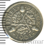 Великобритания 3 пенса, 1931 (3 пенса. Великобритания 1931г. Ag.)