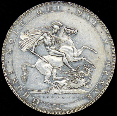 Великобритания 1 крона, 1819 (1 крона 1819 (Великобритания))