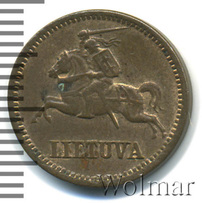 Литва 1 цент, 1936 (1 цент. Литва 1936г. Br.)