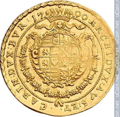 Австрия 6 дукатов, 1700