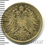 Венгрия 10 крон, 1906 (10 крон. Австро-Венгрия 1906г. Au 3,4.)