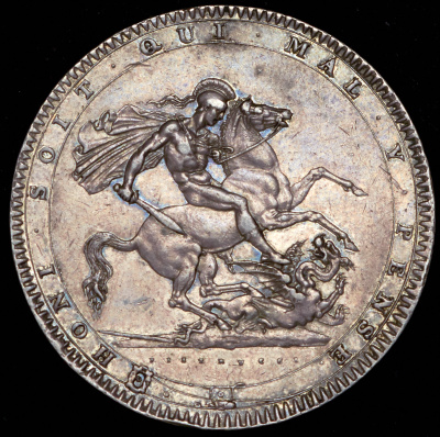 Великобритания 1 крона, 1820 (1 крона 1820 (Великобритания))