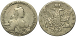 1 рубль 1768 г. ММД EI. Екатерина II (1 рубль 1768 года. ММД-ЕI. Особый портрет. R1. VF-XF)