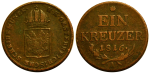 Австрия 1 крейцер, 1816 (Австрия. 1 крейцер 1816 года. VF-XF)