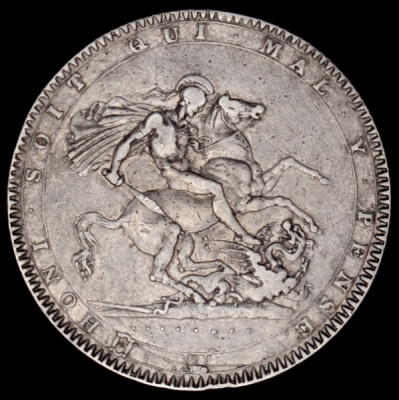 Великобритания 1 крона, 1819 (1 крона 1819 (Великобритания))