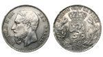 Бельгия 5 франков, 1875 (Бельгия. Леопольд II. 5 франков 1875 года.)